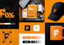 create a professional branding kit and brand identity design